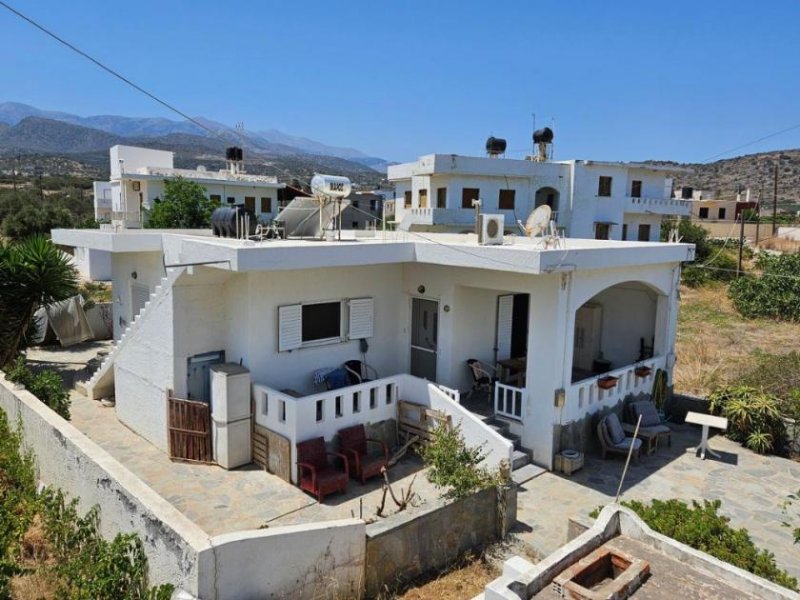 Milatos Kreta - Bungalow mit Garten und Dachterrasse im Zentrum von Milatos in der Nähe des Meeres Haus kaufen